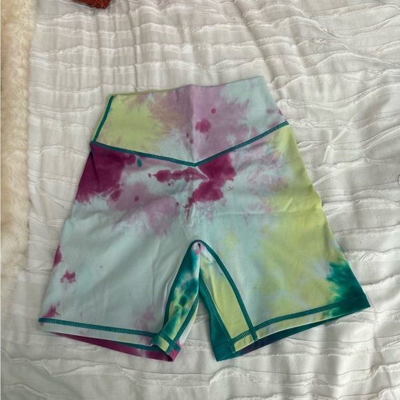 Vitality (previously Balance athletica) Tie-Dye High-Waist Women’s Bike Shorts - Picture 4 of 5